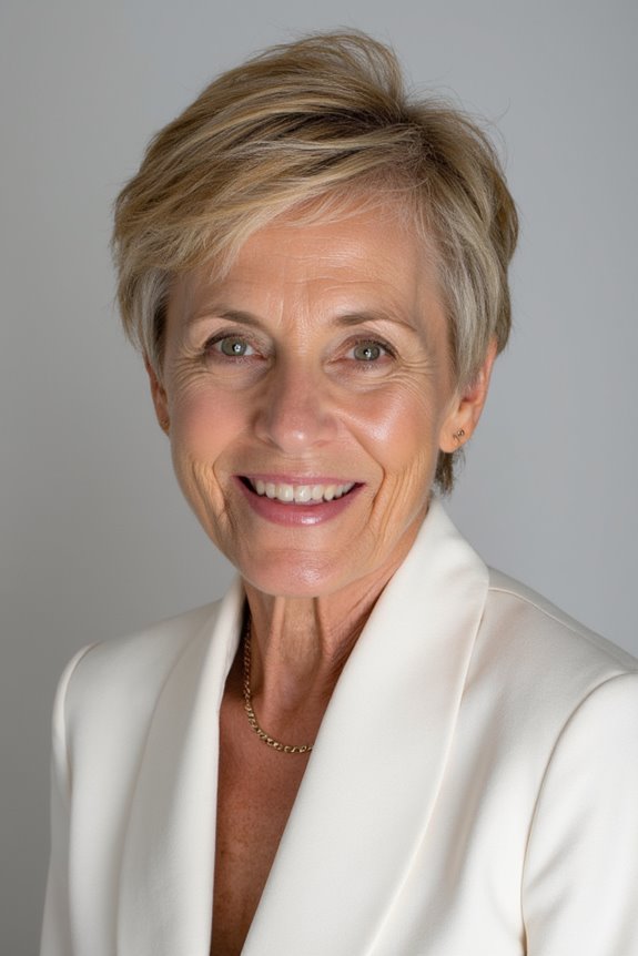 23+ Perfect Pixie Haircuts for Women Over 70 to Pull Off in 2025 34 dynamic tousled pixie highlights