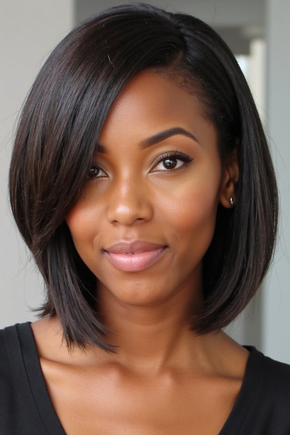 15+ Bussin Short Bob Hairstyles for Black Women in 2025 6 edgy asymmetrical bob hairstyle