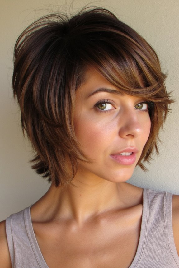 30+ Retro 70s Short Shag Haircuts Trending in 2025 22 edgy asymmetrical shag hairstyle