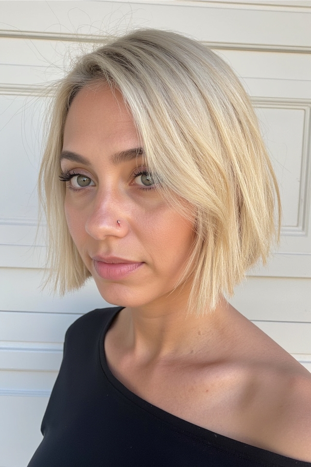 50+ Trendiest Short Blonde Bob Ideas Right Now 2025 120 edgy blonde bob hairstyle