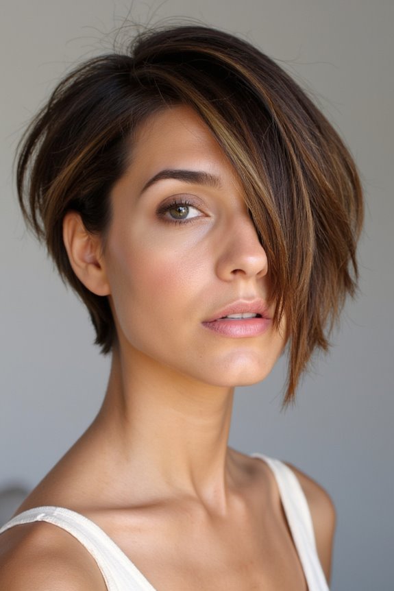 47+ Trendy Short Bob Haircuts & Hairstyles Women Are Getting in 2025 87 edgy bob with texture