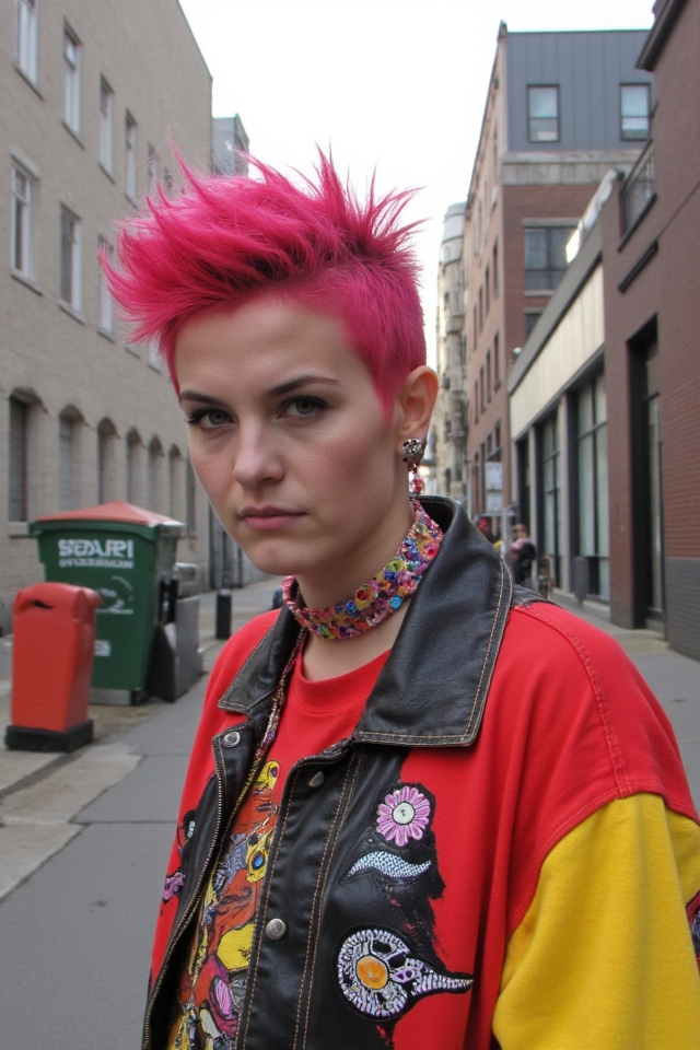 24+ Spiky Pixie Cuts for a Bold, Yet Super Cute Look in 2025 37 edgy colorful spiky pixie