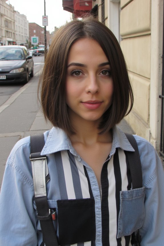 29 Ways You Can Get an Ear-Length Haircut and Still Look Cute in 2025 34 edgy ear length bob undercut