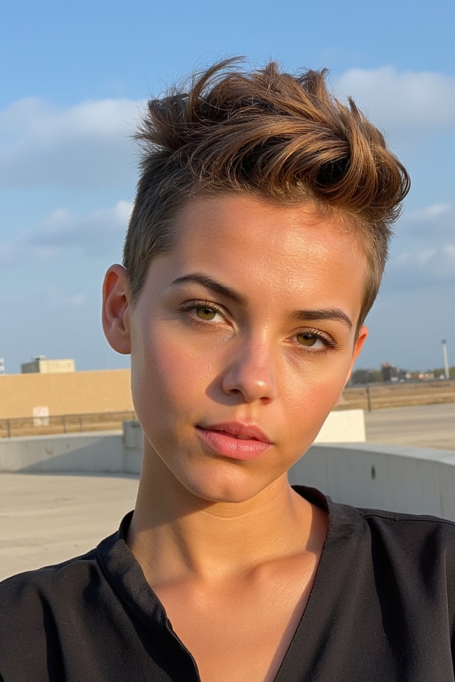 50+ Bixie Haircut Examples Trending Right Now 72 edgy faux hawk bixie