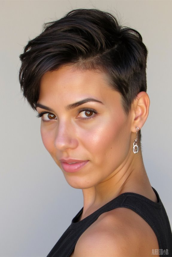 29+ Most Flattering Pixie Cuts for Oval Face Shapes in 2025 49 edgy long pixie style