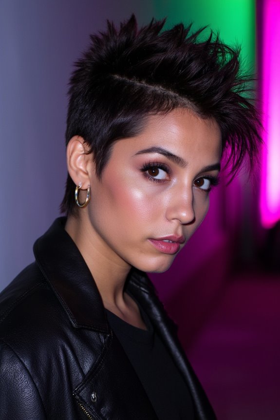35+ Edgy Short Haircuts for Women Wanting a Bold, New Style in 2025 52 edgy mohawk short cut