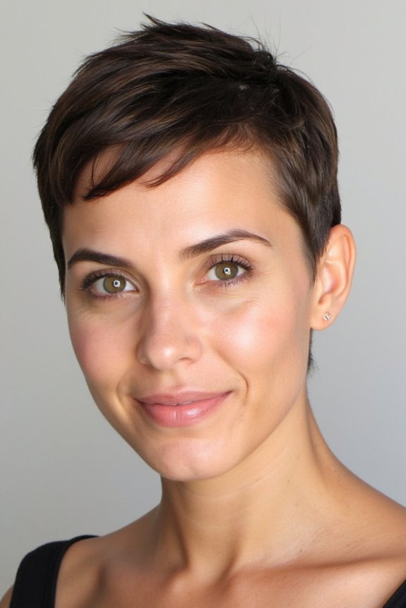 35+ Most Flattering Ways to Get a Pixie Cut for Round Face Shapes in 2025 47 edgy pixie cut style