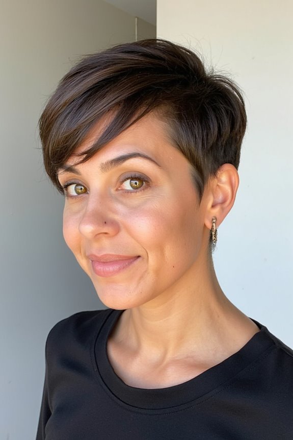 29+ Most Flattering Pixie Cuts for Oval Face Shapes in 2025 23 edgy pixie with texture