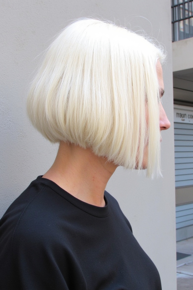50+ Trendiest Short Blonde Bob Ideas Right Now 2025 119 edgy platinum blonde bob