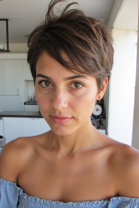 37+ Best Ways to Wear Curtain Bangs With Short Hair in 2025 84 edgy short hair style
