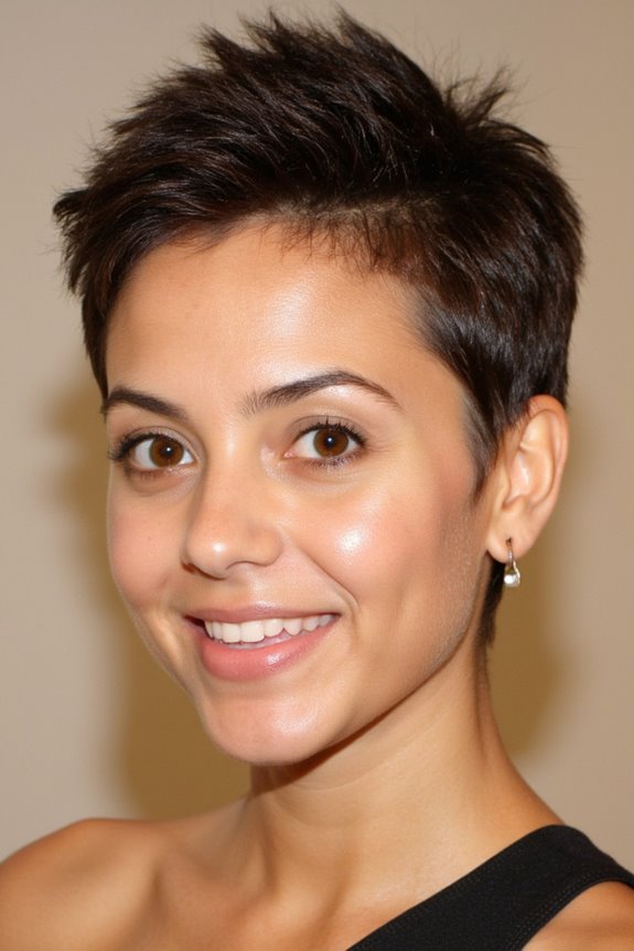 35+ Most Flattering Ways to Get a Pixie Cut for Round Face Shapes in 2025 83 edgy soft spikes pixie