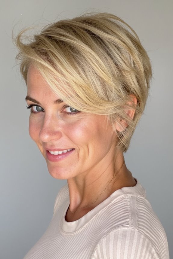 49+ Short Blonde Hair Ideas We Can't Stop Staring At 2025 14 edgy textured blonde crop