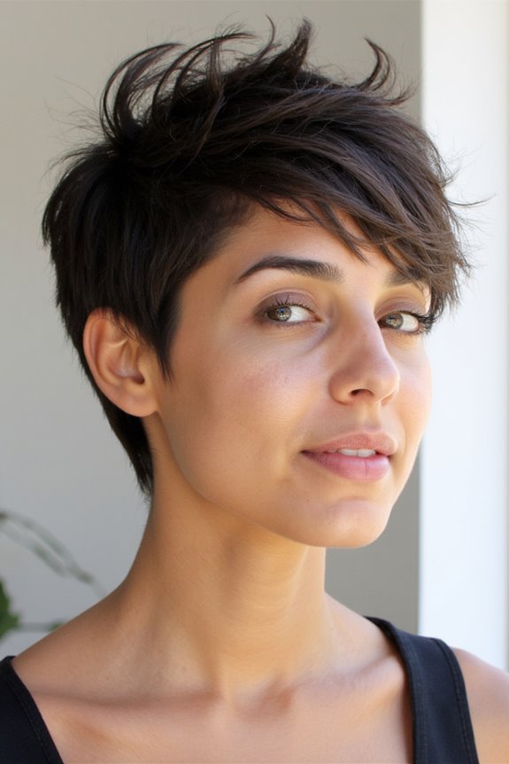 29 Ways You Can Get an Ear-Length Haircut and Still Look Cute in 2025 43 edgy textured ear length haircut