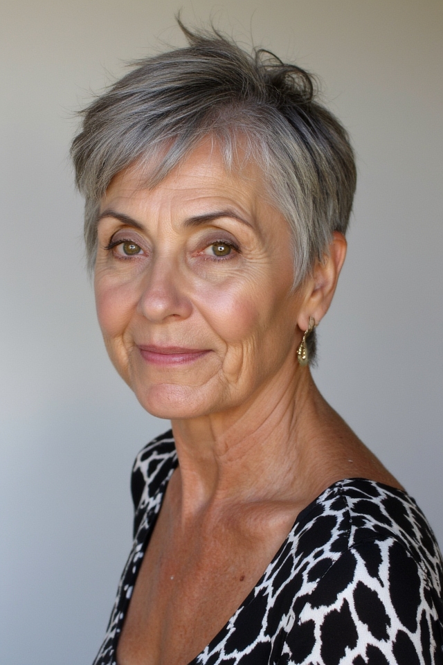 21+ Short Choppy Haircuts Women in Their 70s Can Pull-Off 2025 59 effortless chic tousled crop