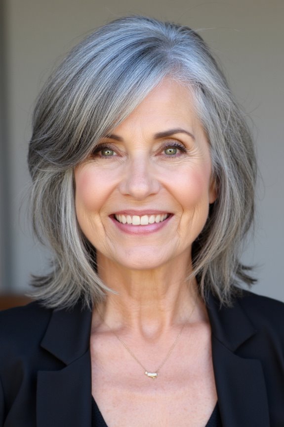 38+ Gorgeous Short Hairstyles for Women in Their 60S With Grey Hair in 2025 69 effortless layered crop hairstyle