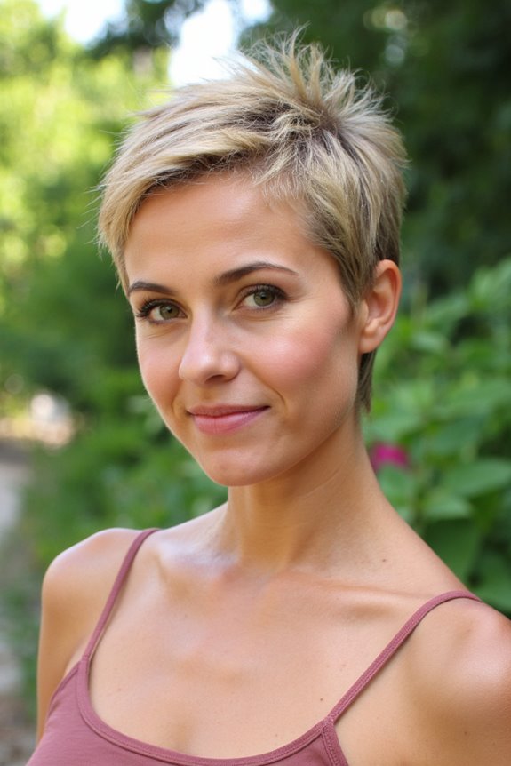 34+ Low-Maintenance Pixie Cuts That Are Still Super Cute in 2025 41 effortless messy pixie style