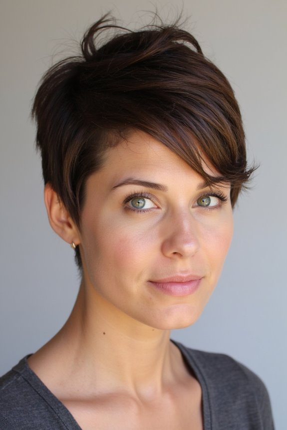 34+ Edgy Pixie Cuts for Women of All Ages and Hair Textures in 2025 58 effortless messy pixie style