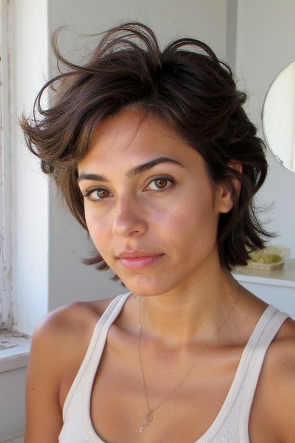 50+ Short Hairstyles for Thin, Fine Hair to Appear Thick & Full in 2025 10 effortless messy textured crop