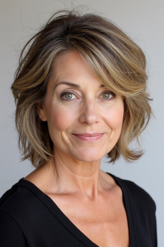 15+ Trendy Short Bob With Bangs Ideas Women Over 50 Are Loving in 2025 48 effortless shaggy bob elegance
