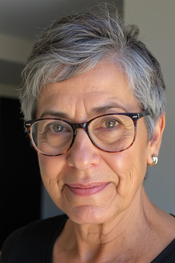 31+ Best Short Hairstyles for Women Over 50 With Glasses in 2025 94 effortless short messy hairstyle