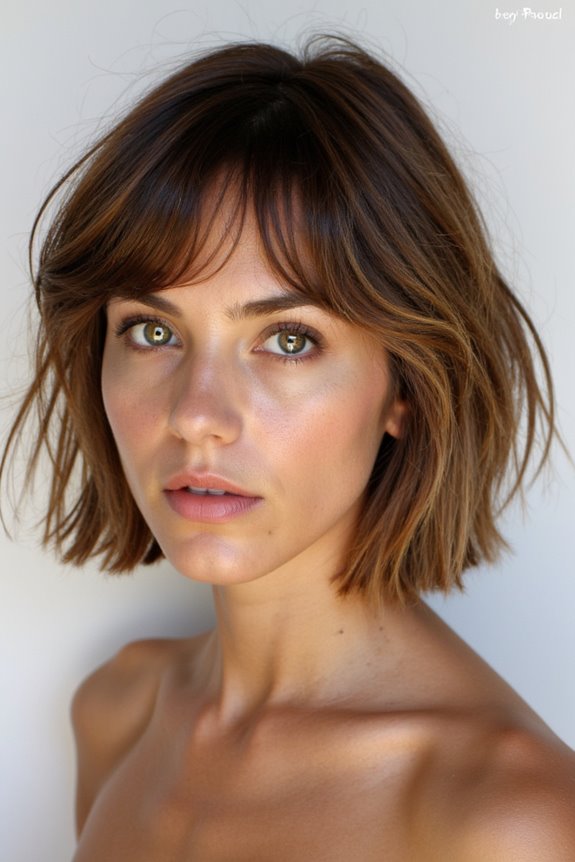 These 34+ Short Shaggy Bob Haircuts Are The On-Trend Look Right Now in 2025 14 effortless textured bob hairstyle