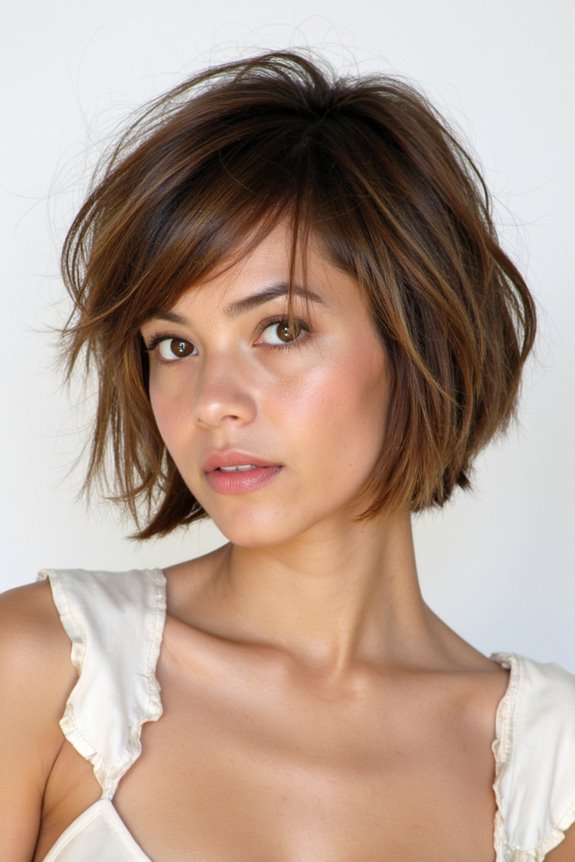40+ Fantastic Short, Choppy Bob Haircuts for a Modern Look in 2025 31 effortless textured bob hairstyle