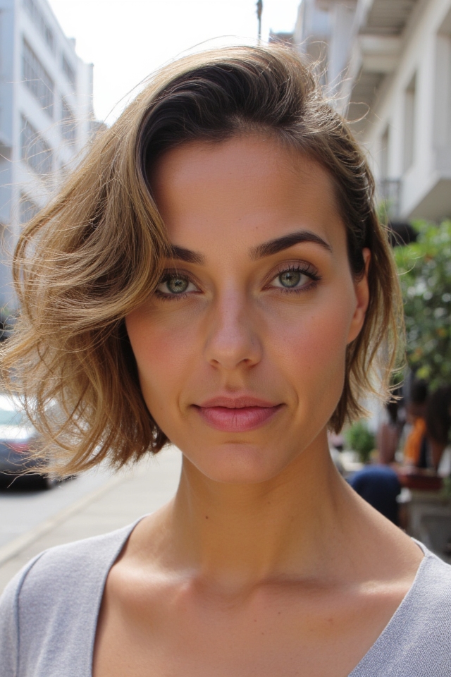 33+ Jaw-Length Bob Haircuts to See If You Want a Chic Crop in 2025 12 effortless textured wavy bob