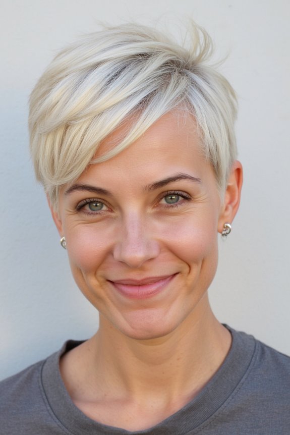 23+ Prettiest Platinum Pixie Cuts for Cooler Blonde Crop in 2025 5 effortless tousled platinum pixie