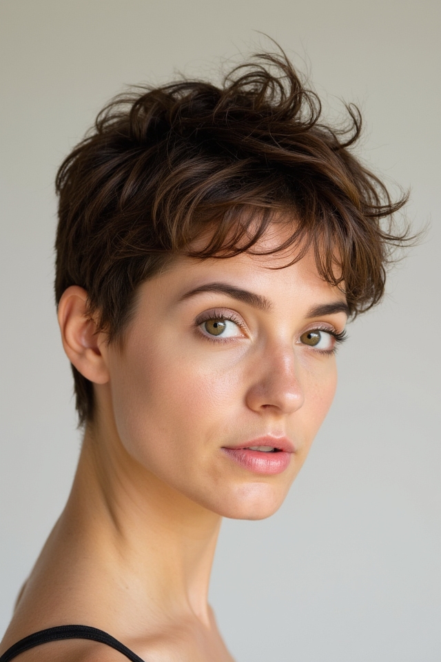 50+ Modern Shaggy Pixie Cut Ideas for 2025 137 effortless wavy pixie hairstyle