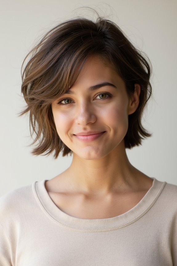46+ Cute Short Haircuts for Short Hair Trending in 2025 129 effortlessly chic messy bob