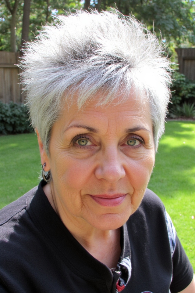 27+ Short Spiky Haircuts for Women Over 60 With Sass in 2025 8 effortlessly chic messy crop