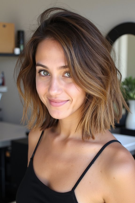 29+ Super-Cute Jaw-Length Haircut Ideas Taking Over Salons in 2025 36 effortlessly chic messy lob