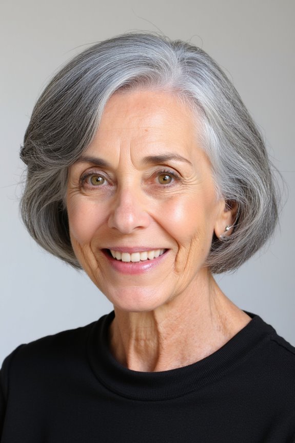 22+ No-Fuss, Yet Stylish Short Bob Haircuts for Women Over 70 in 2025 52 elegant angled bob curls