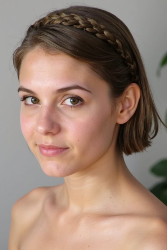 1 Prom Hairstyle for Short Hair Is Here (+35 More) in 2025 105 elegant braided halo hairstyle