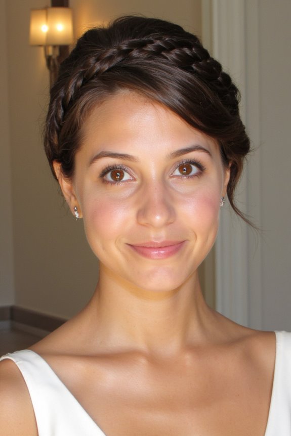 32+ Cute & Easy Updos for Short Hair for Special Occasions in 2025 35 elegant double braids for short