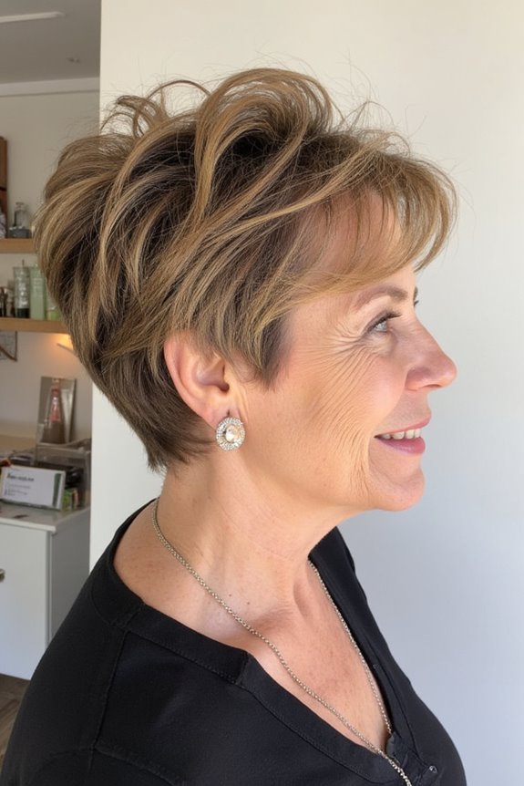 44+ Stylish & Fuss-Free Short Hairstyles for Women Over 50 in 2025 142 elegant layered pixie curls