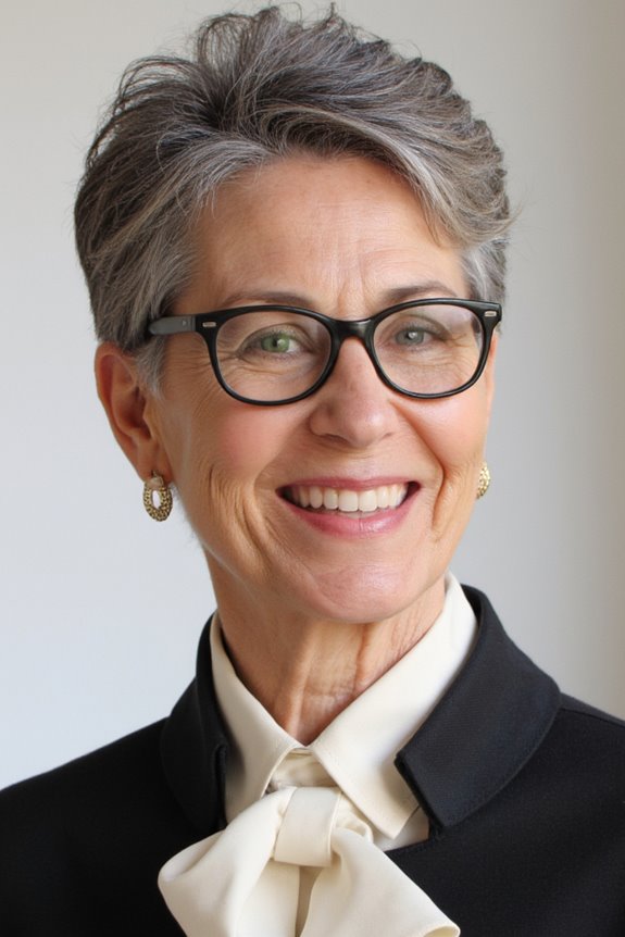 32+ Perfect Pixie Cuts for Women Over 60 With Glasses for 2025 68 elegant short pixie curls