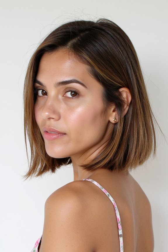 Chin-Length Haircuts in 2025 Are In! 45+ Irresistible Ways to Get It 20 elegant side parted hairstyle