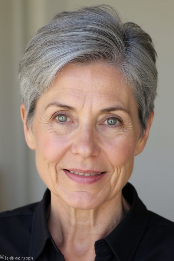 38+ Gorgeous Short Hairstyles for Women in Their 60S With Grey Hair in 2025 49 elegant silver hair styling