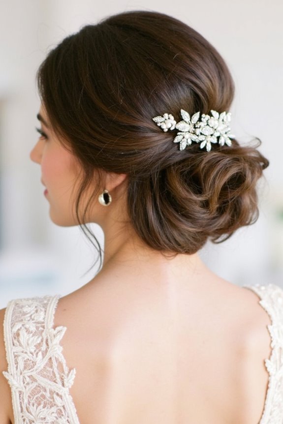 34+ Gorgeous Short Wedding Hairstyles and Bridal Hair Ideas in 2025 85 elegant vintage hairpins styling
