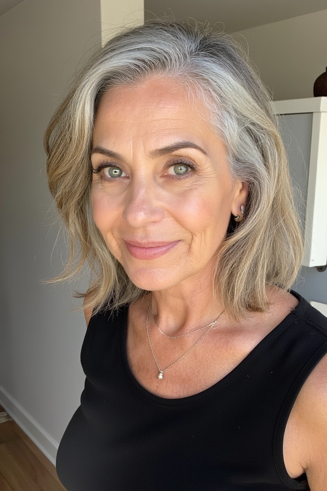 42+ Classic Short Bob Haircuts for Ladies Over 60 Who Want a Youthful Style in 2025 9 elegant wavy bob hairstyle