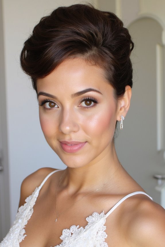 32+ Cute & Easy Updos for Short Hair for Special Occasions in 2025 47 elevate short hair volume