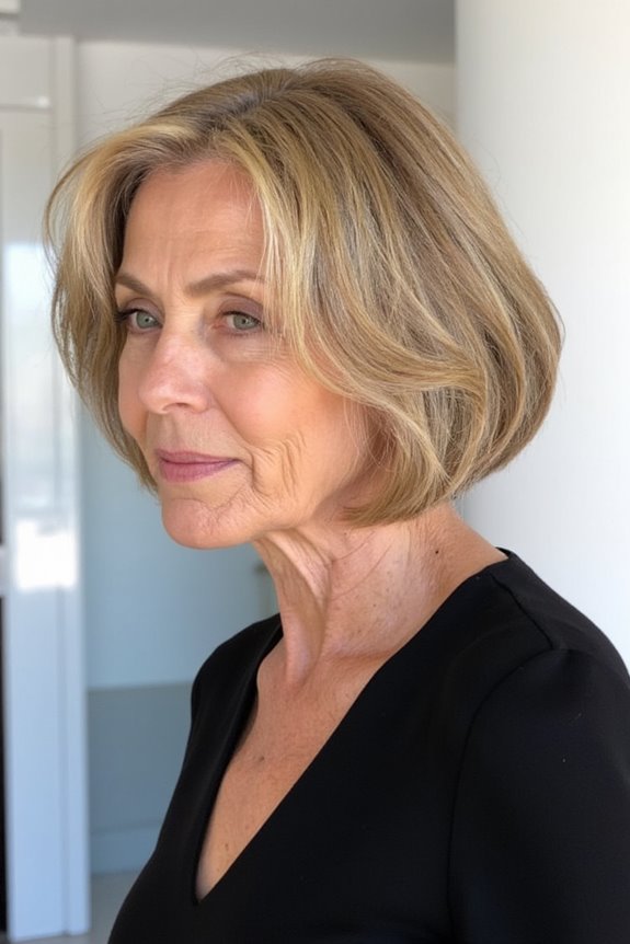 30+ Trendy Short Haircuts for Older Women With Fine Hair to Boost Volume in 2025 27 elevated volume with stacking