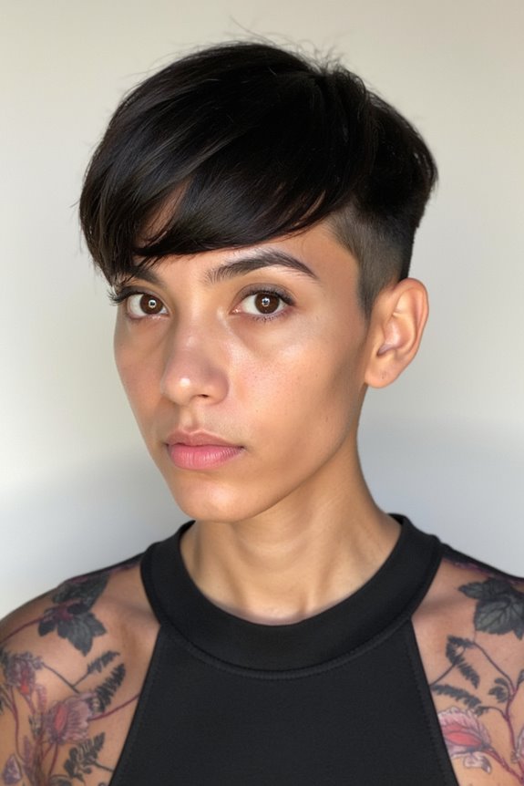 The 'Elf Crop' Haircut Is Trending and You Have to See These 25+ Examples in 2025 54 elf crop with blunt bangs