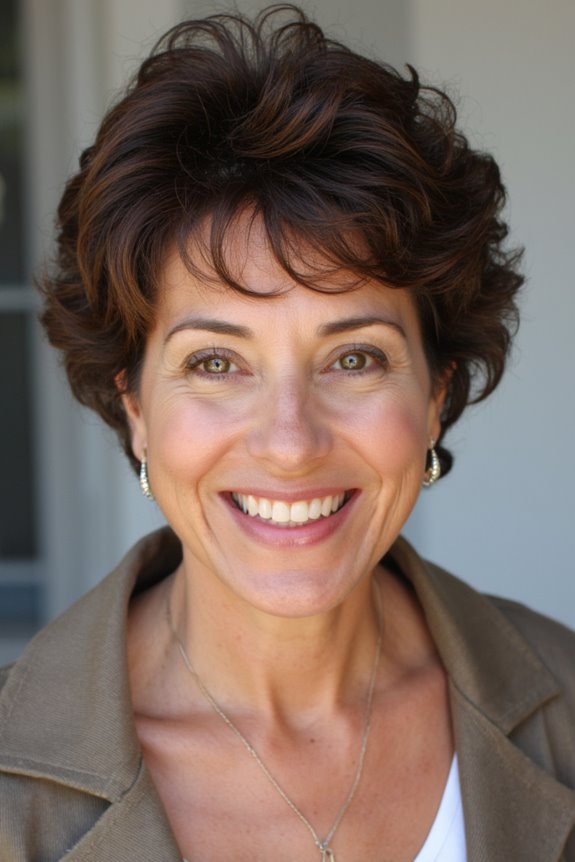 15+ Stylish Short Shaggy Haircuts for Women Over 40 in 2025 28 embrace natural curls confidently
