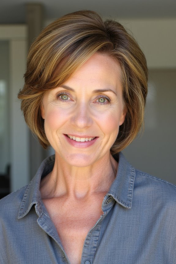 29+ Slimming Short Hairstyles for Women Over 50 With Round Faces in 2025 84 face contouring short hairstyle layers