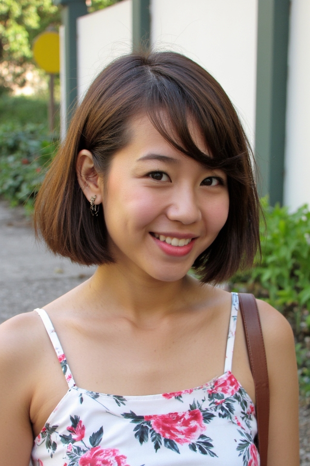 28+ Best Short Hair With Side Bangs Women Are Getting Right Now 2025 88 faux bob with side bangs