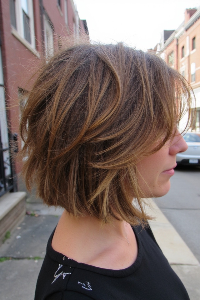 36+ Short Asymmetrical Bob Hairstyles Trending in 2025 43 feathered asymmetrical bob hairstyle