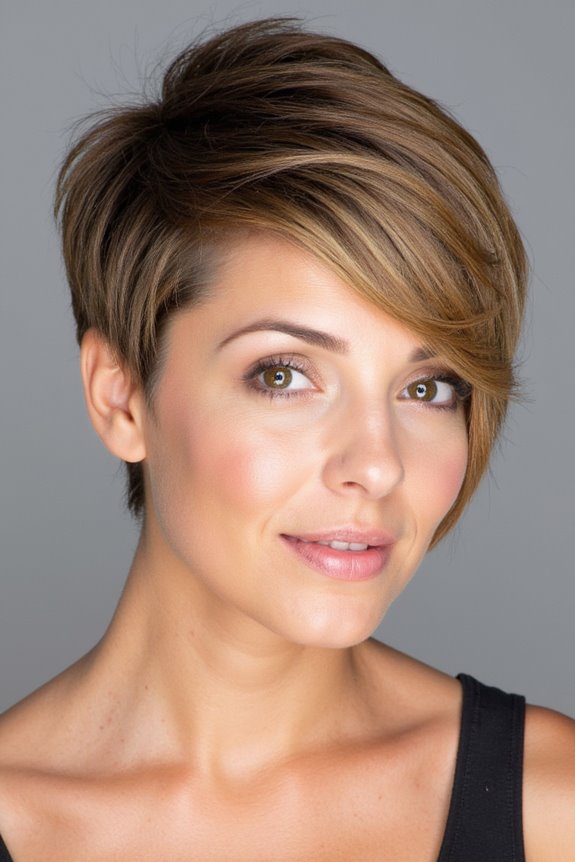 35+ Asymmetrical Pixie Cut Ideas That Make a Statement for 2025 59 feathered asymmetrical pixie cut