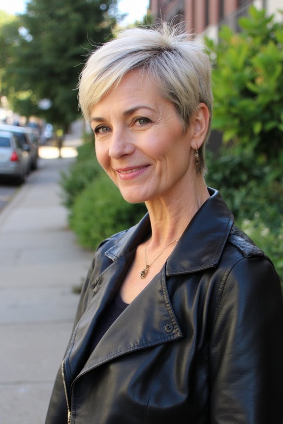 43+ Trendiest Pixie Haircuts for Women Over 50 in 2025 36 feathered bangs for pixie